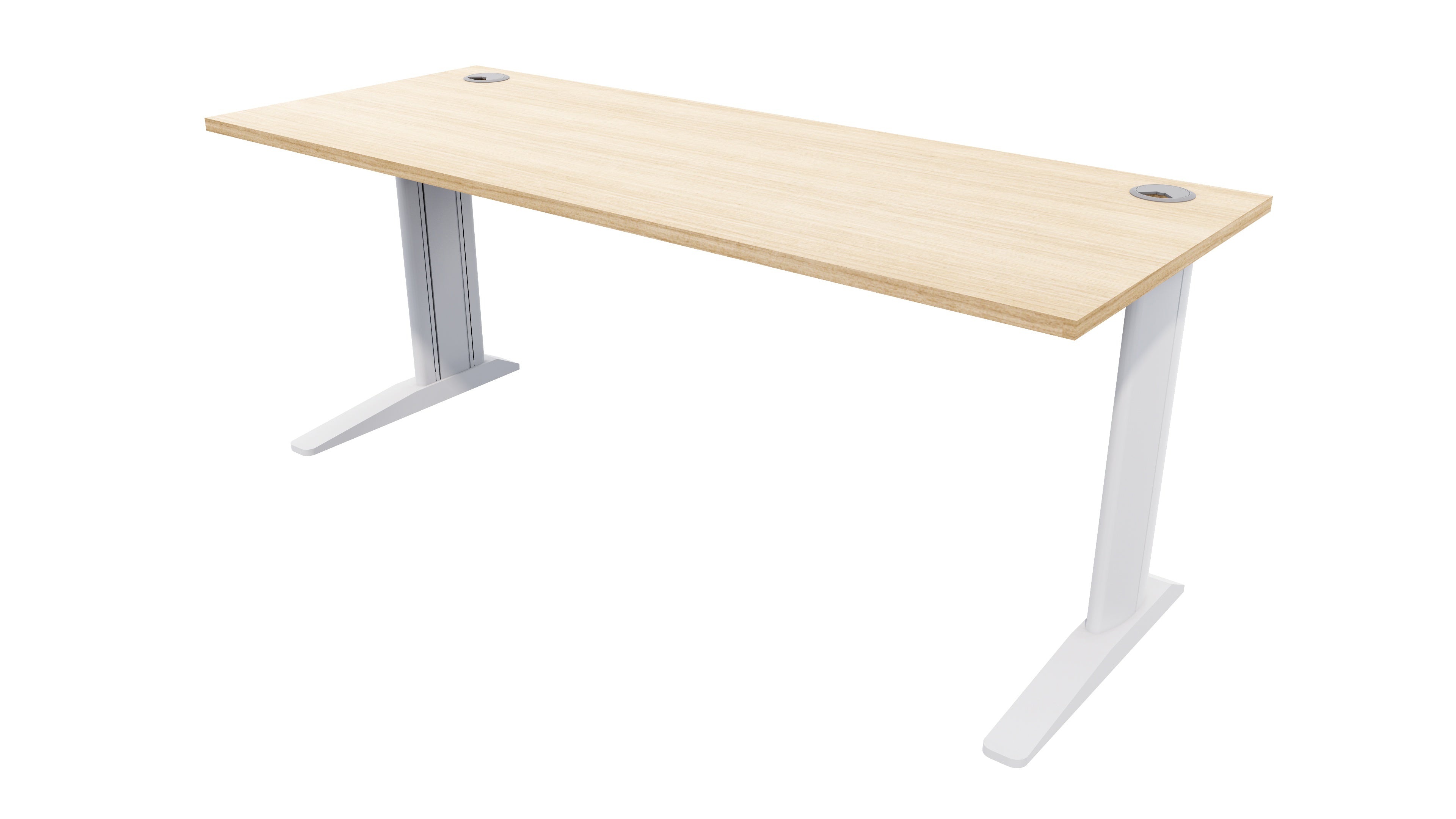 Mirage Fixed Height Desk 1800x700 Sublime Teak