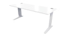 Mirage Fixed Height Desk 1800x700 White