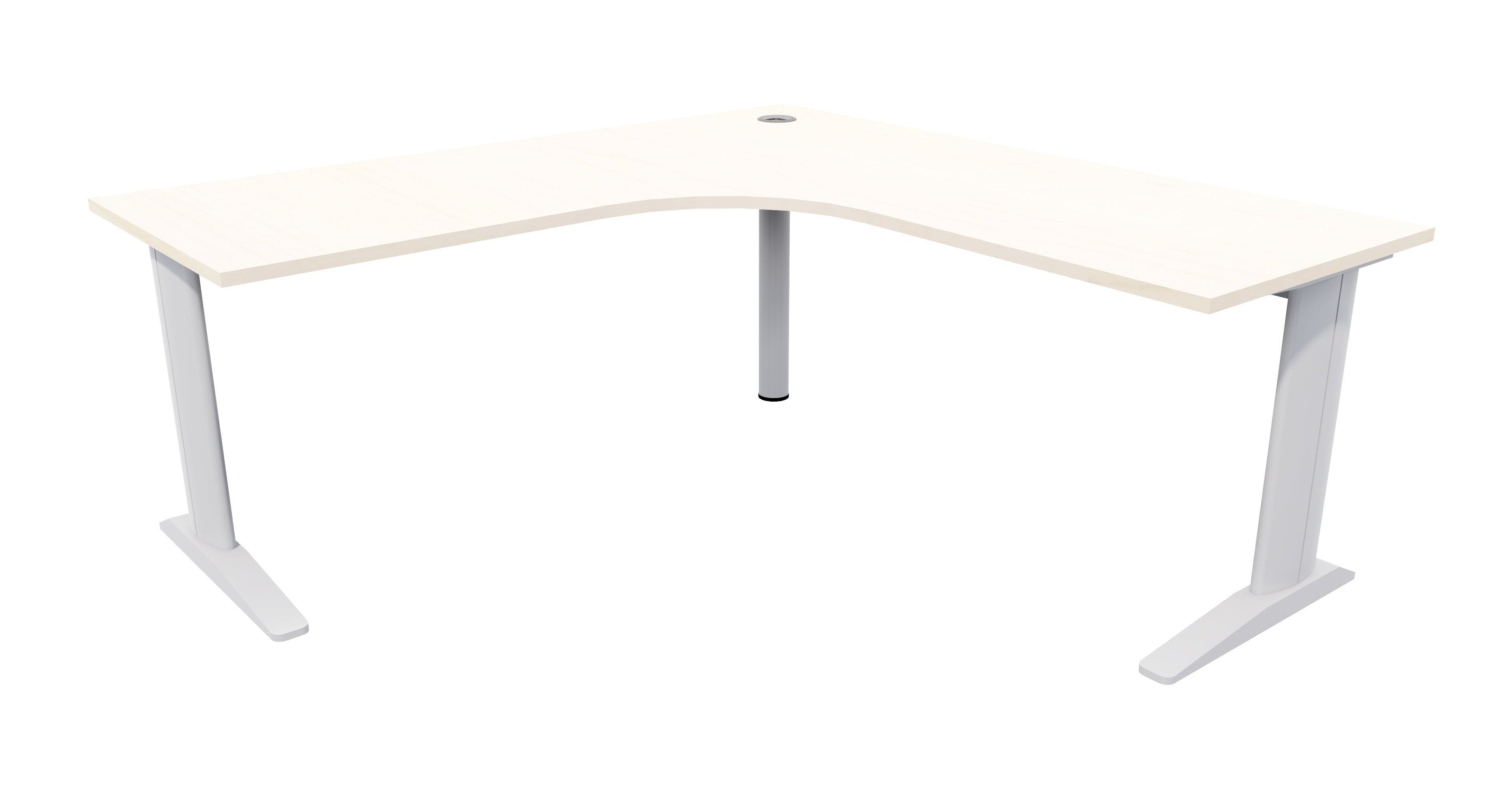 Mirage Workstation 1500x1500x700 Washed Maple