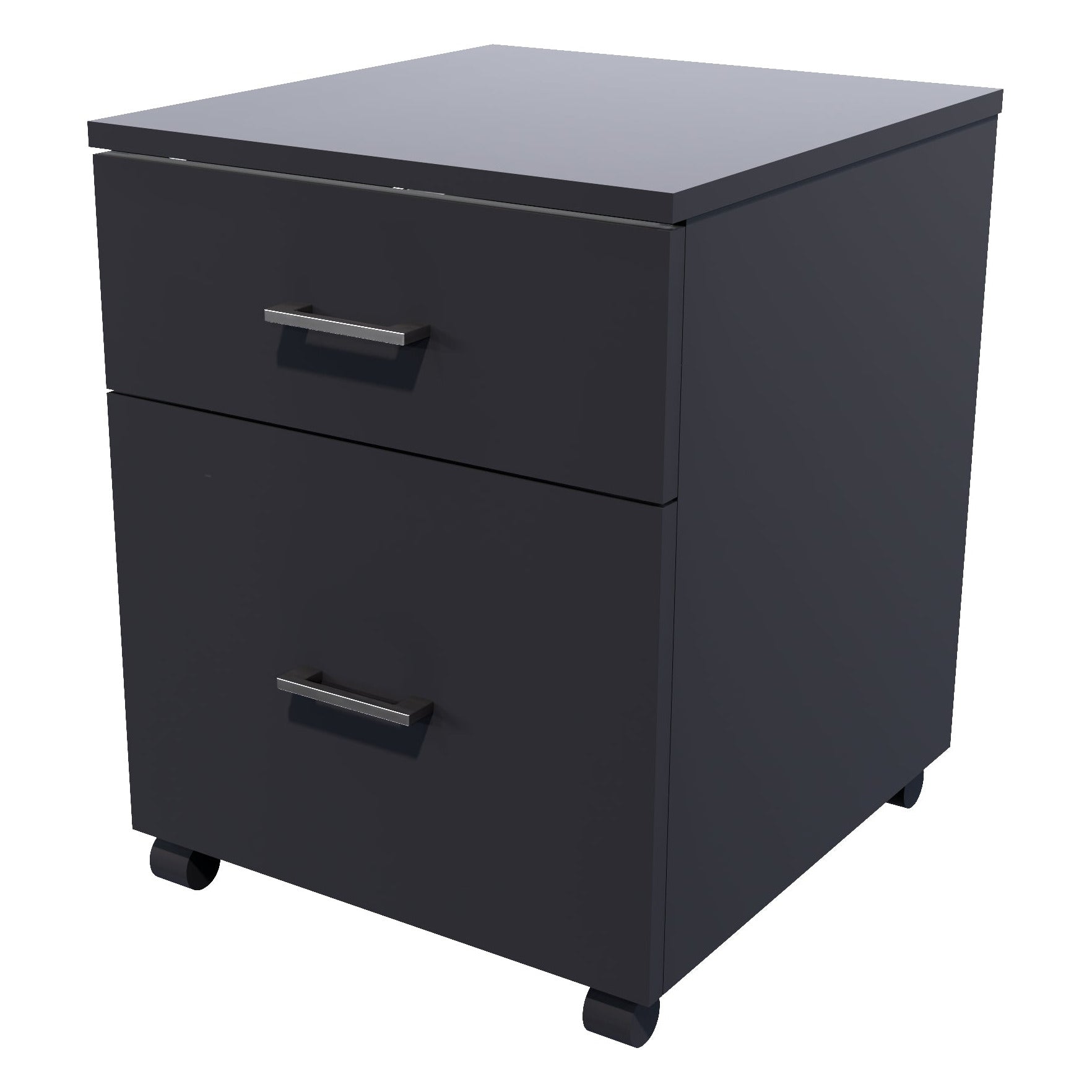 Mirage 1 File 1 Drawer Mobile Drawer Locking Black