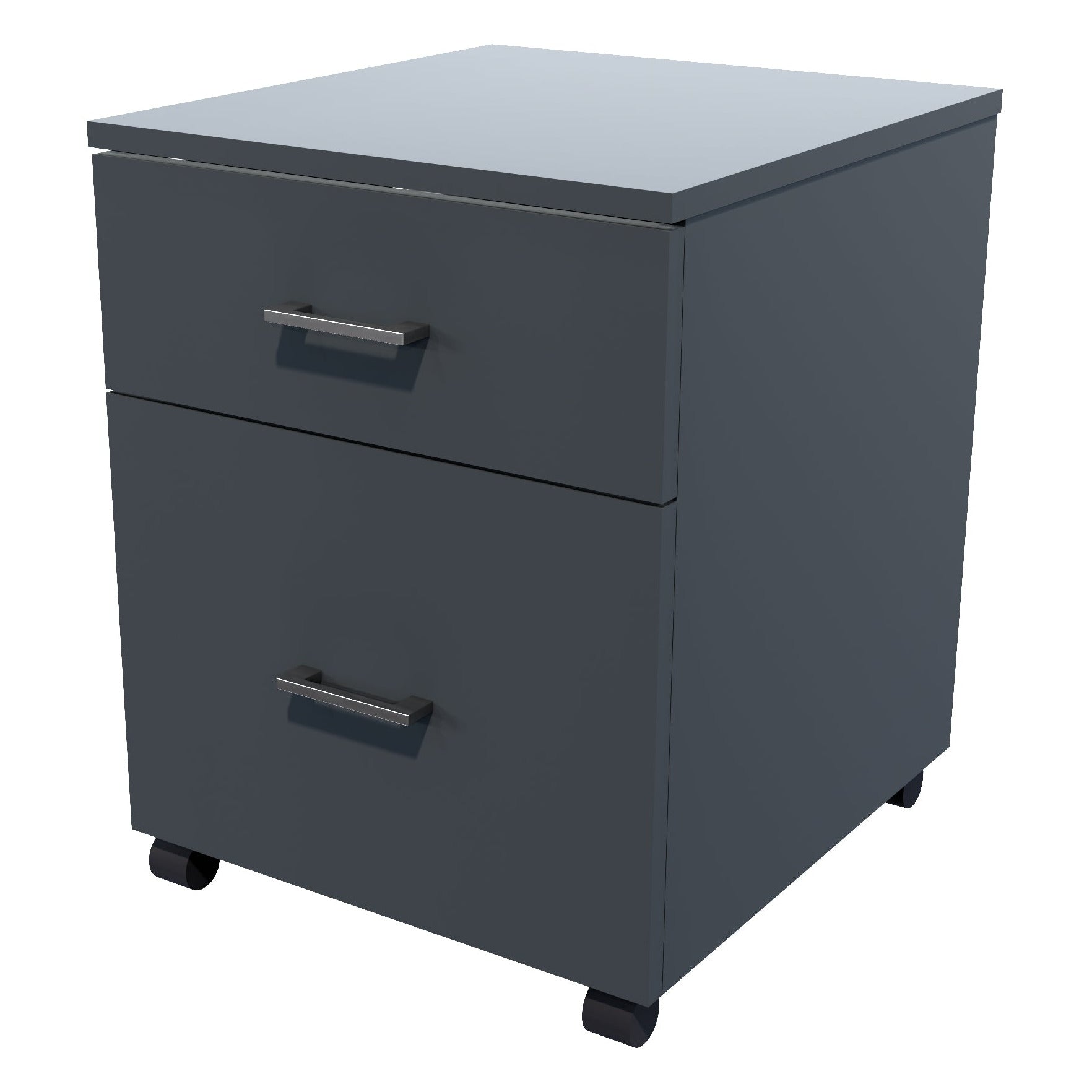 Mirage 1 File 1 Drawer Mobile Drawer Locking Carbon