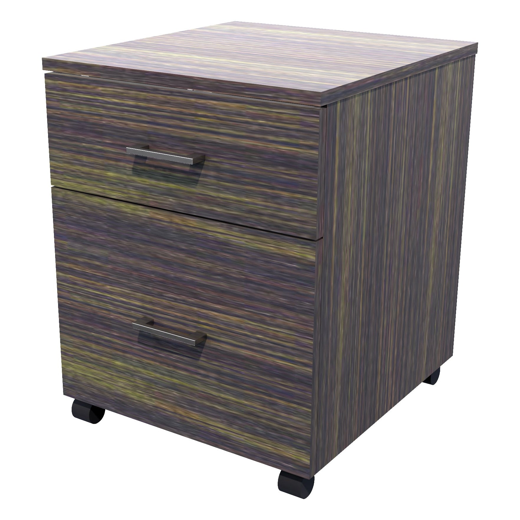 Mirage 1 File 1 Drawer Mobile Drawer Locking Dark Oak