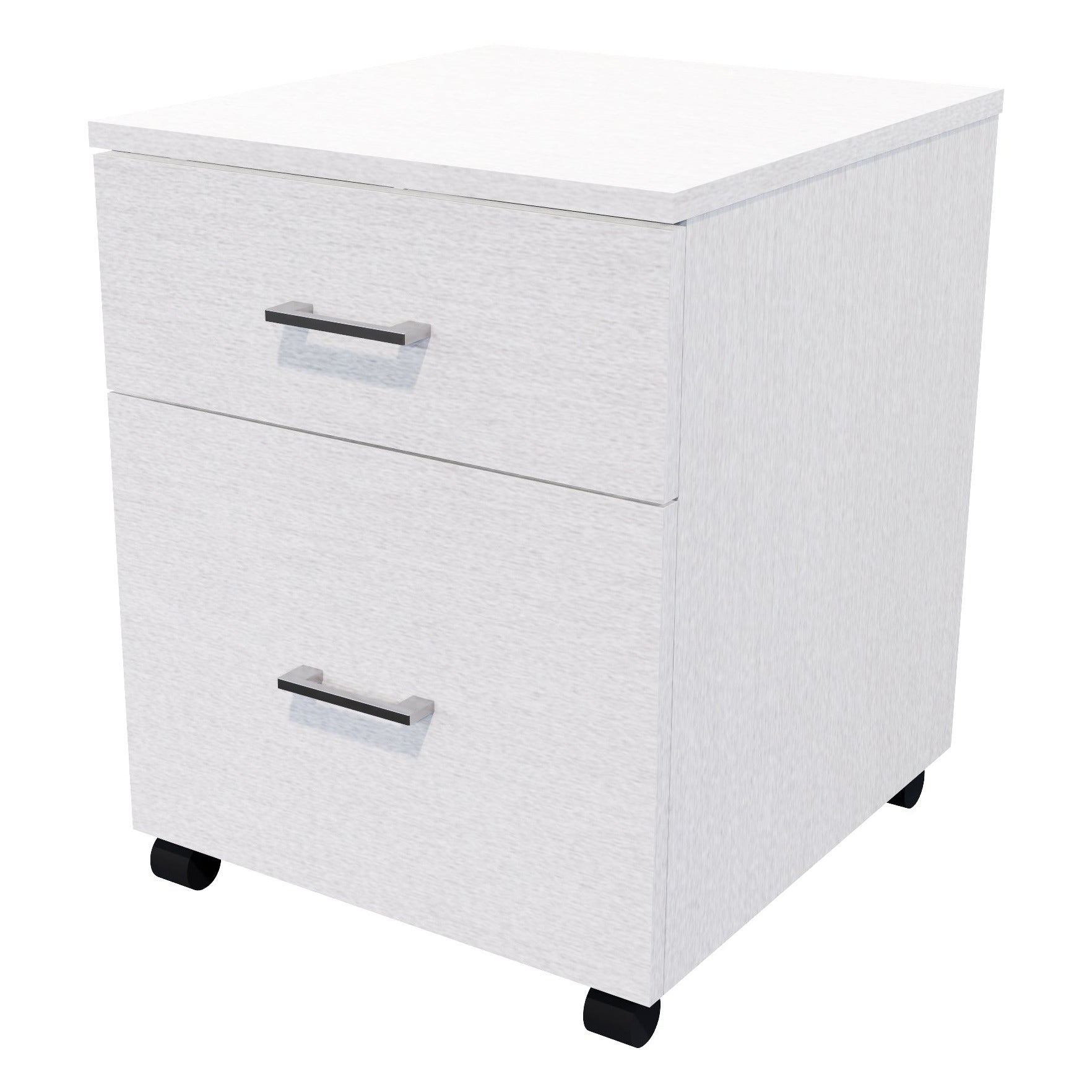 Mirage 1 File 1 Drawer Mobile Drawer Locking Silver Haze