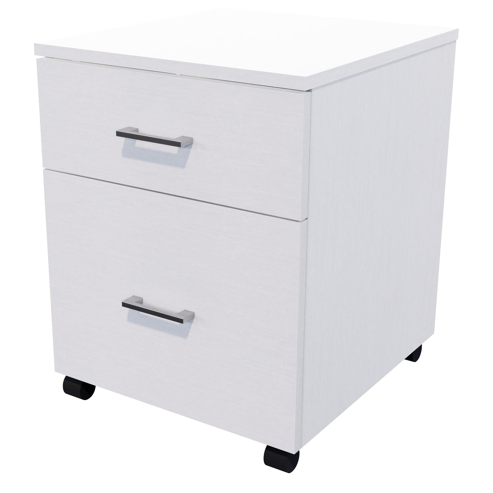 Mirage 1 File 1 Drawer Mobile Drawer Locking Silver Strata