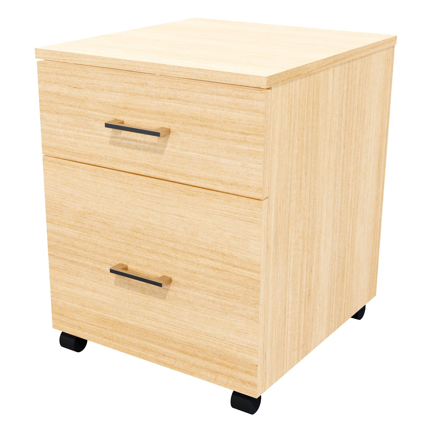 Mirage 1 File 1 Drawer Mobile Drawer Locking Sublime Teak