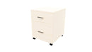 Mirage 1 File 1 Drawer Mobile Drawer Locking Washed Maple