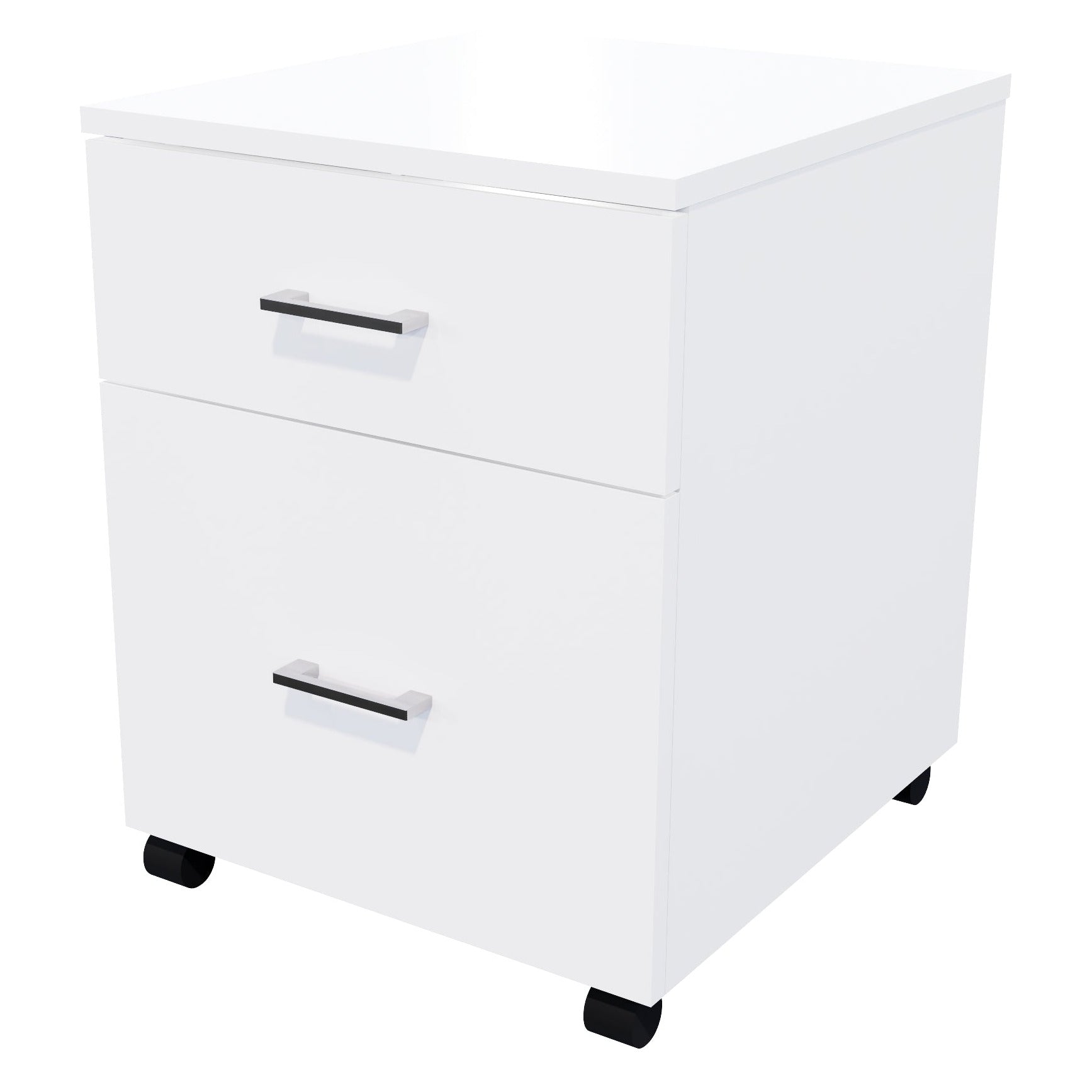 Mirage 1 File 1 Drawer Mobile Drawer Locking White