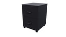 2 File Mobile Drawer Standard Black