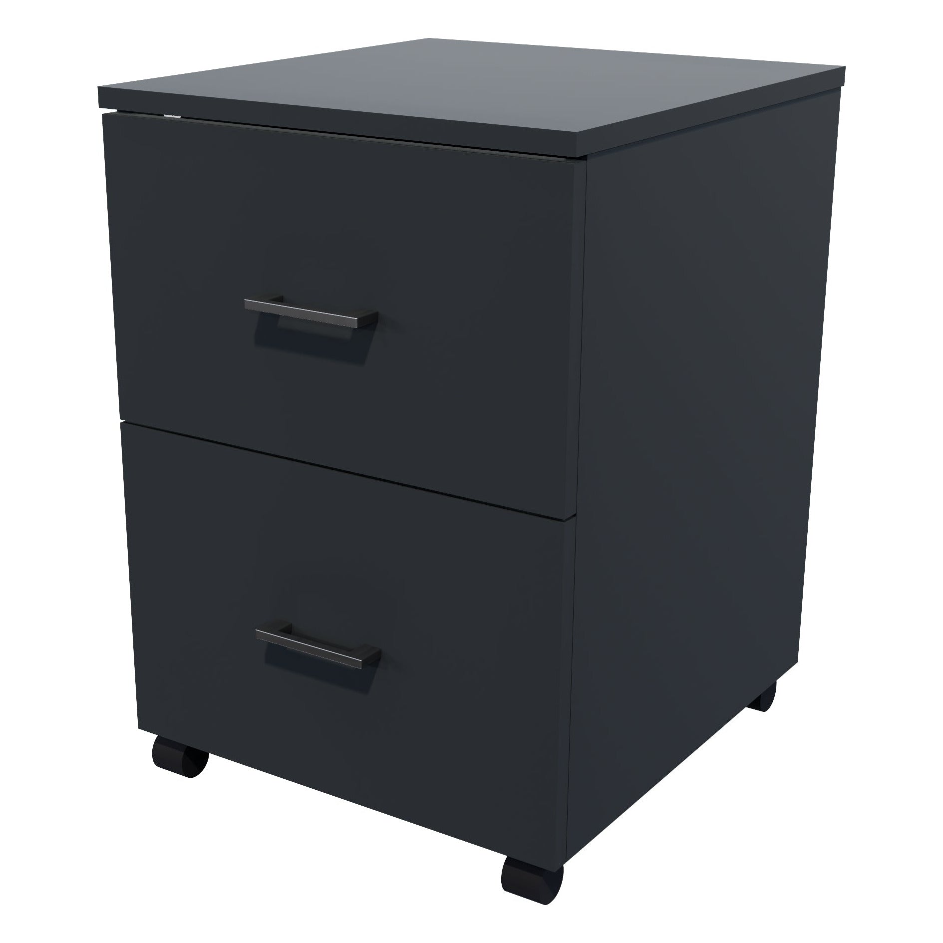 2 File Mobile Drawer Standard Carbon