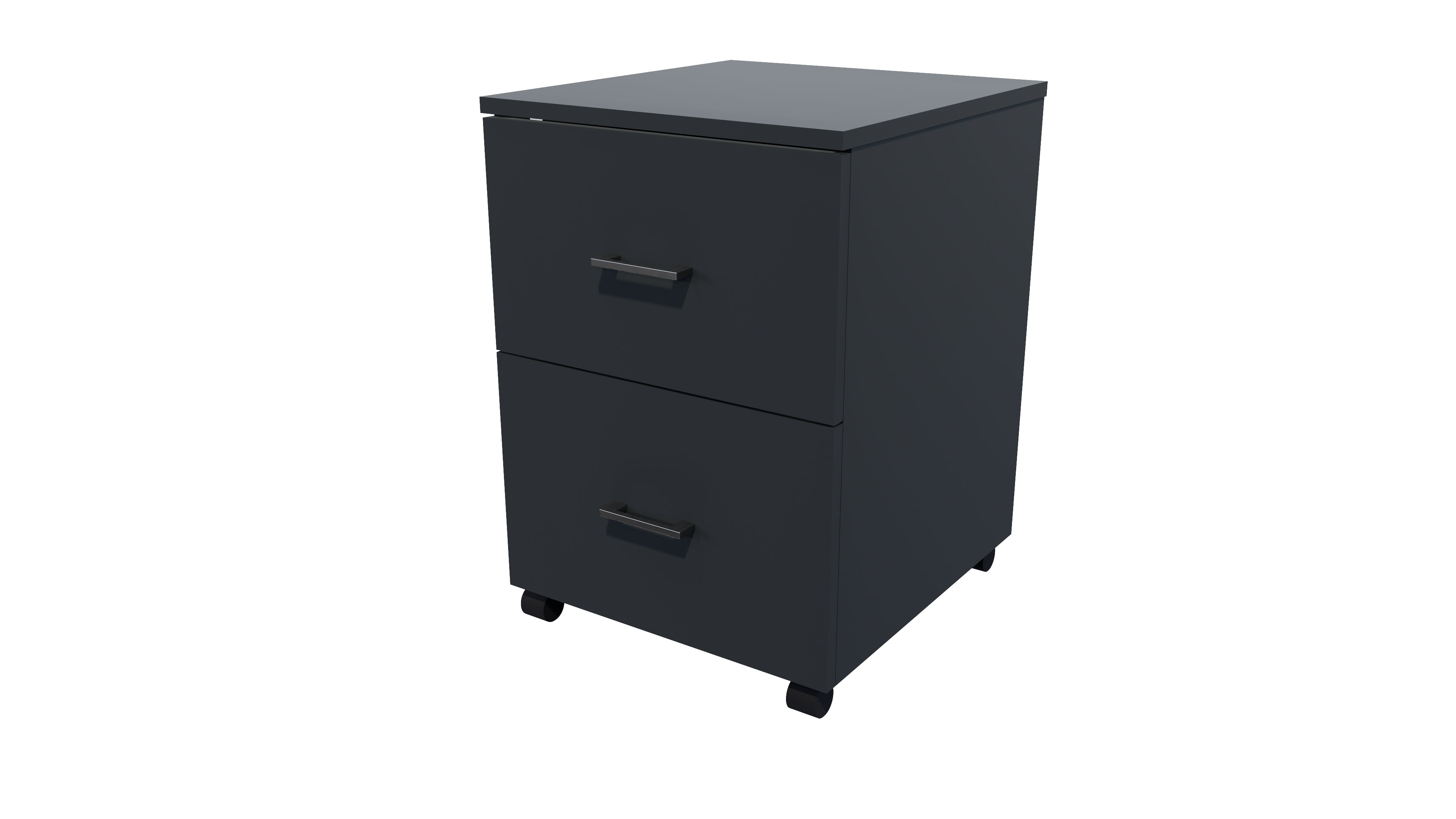 2 File Mobile Drawer Standard Carbon