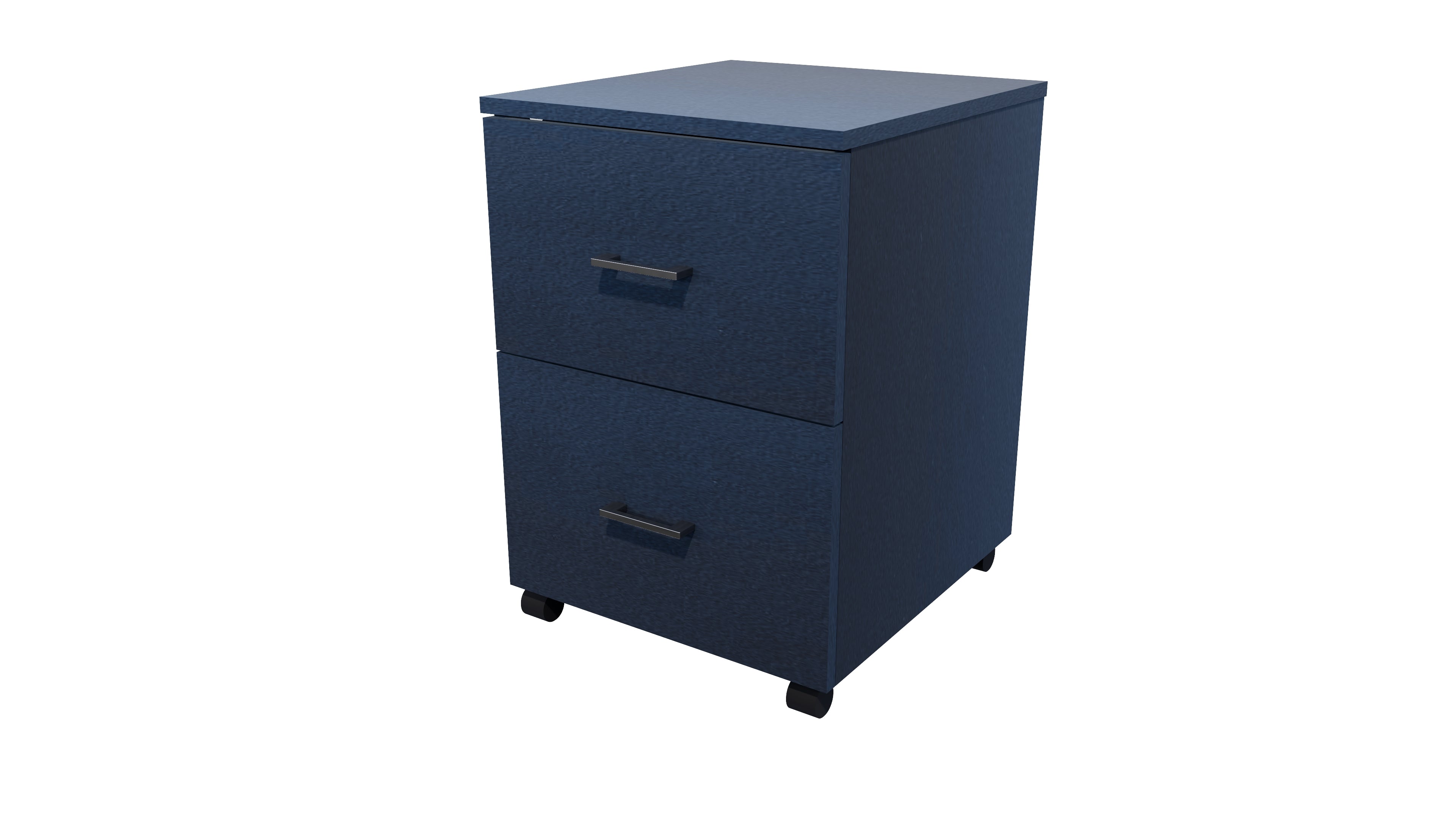 2 File Mobile Drawer Standard Char Blue