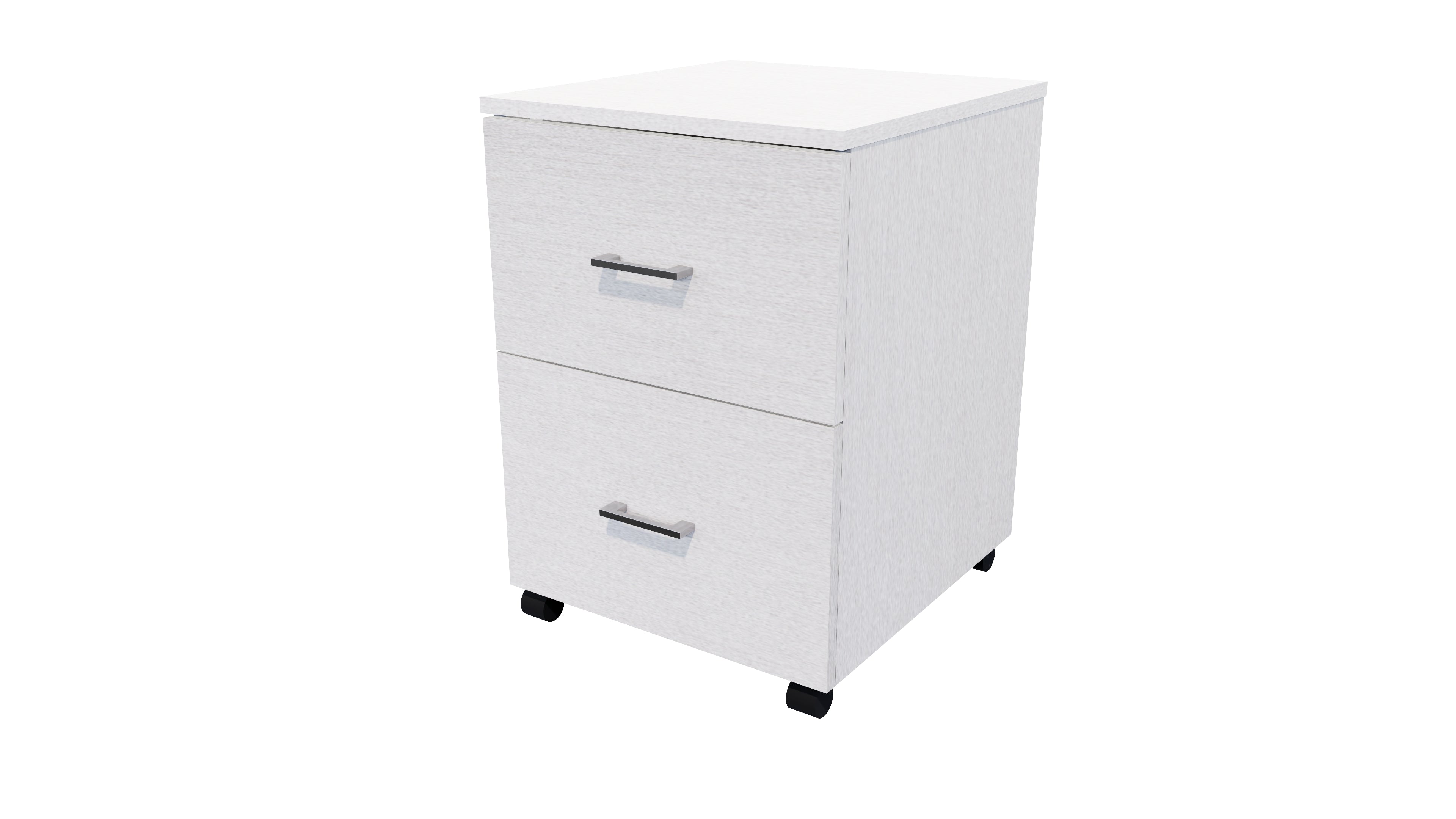 2 File Mobile Drawer Standard Silver Haze