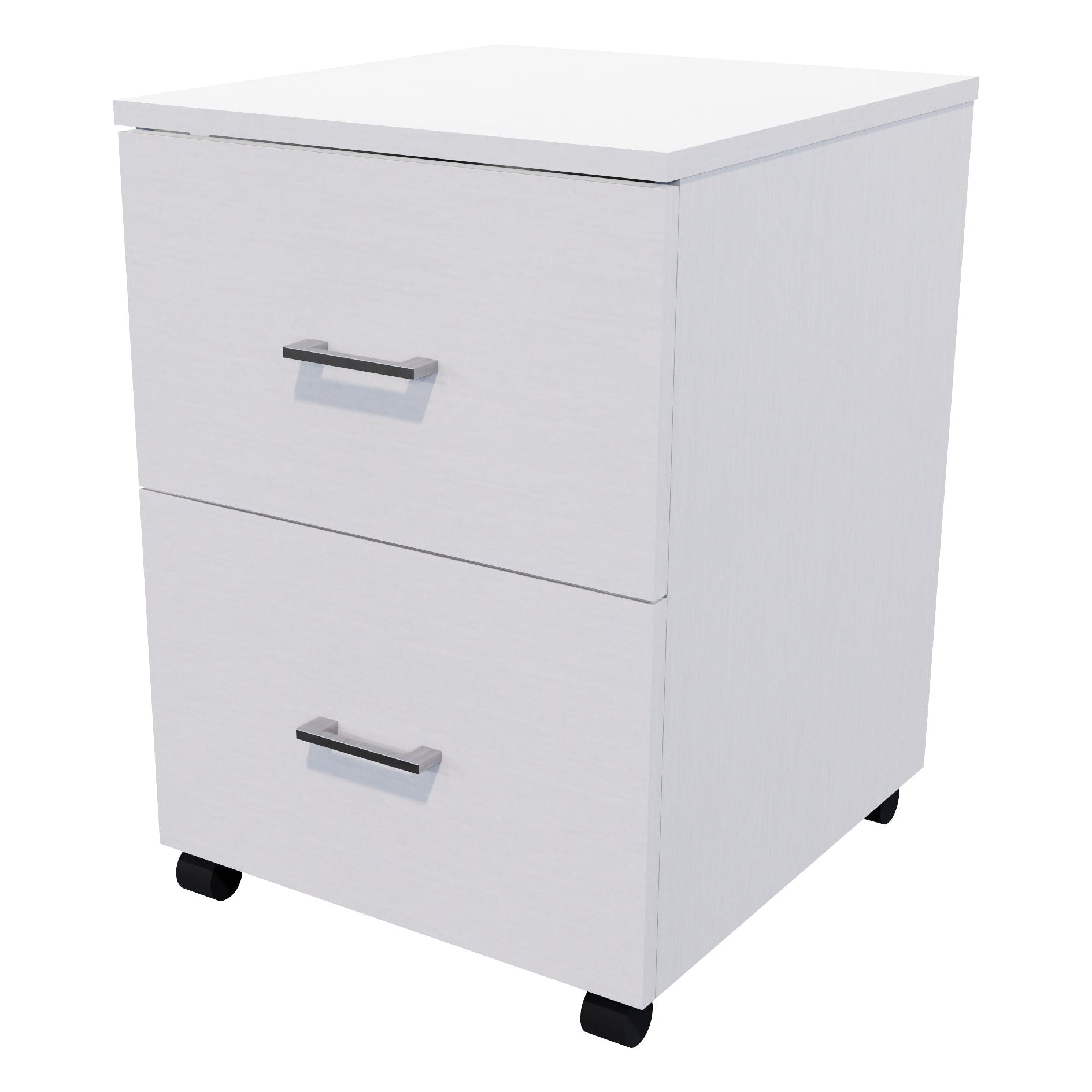 2 File Mobile Drawer Standard Silver Strata