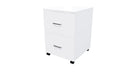 2 File Mobile Drawer Standard White