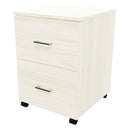 2 File Mobile Drawer Locking Coastal Elm