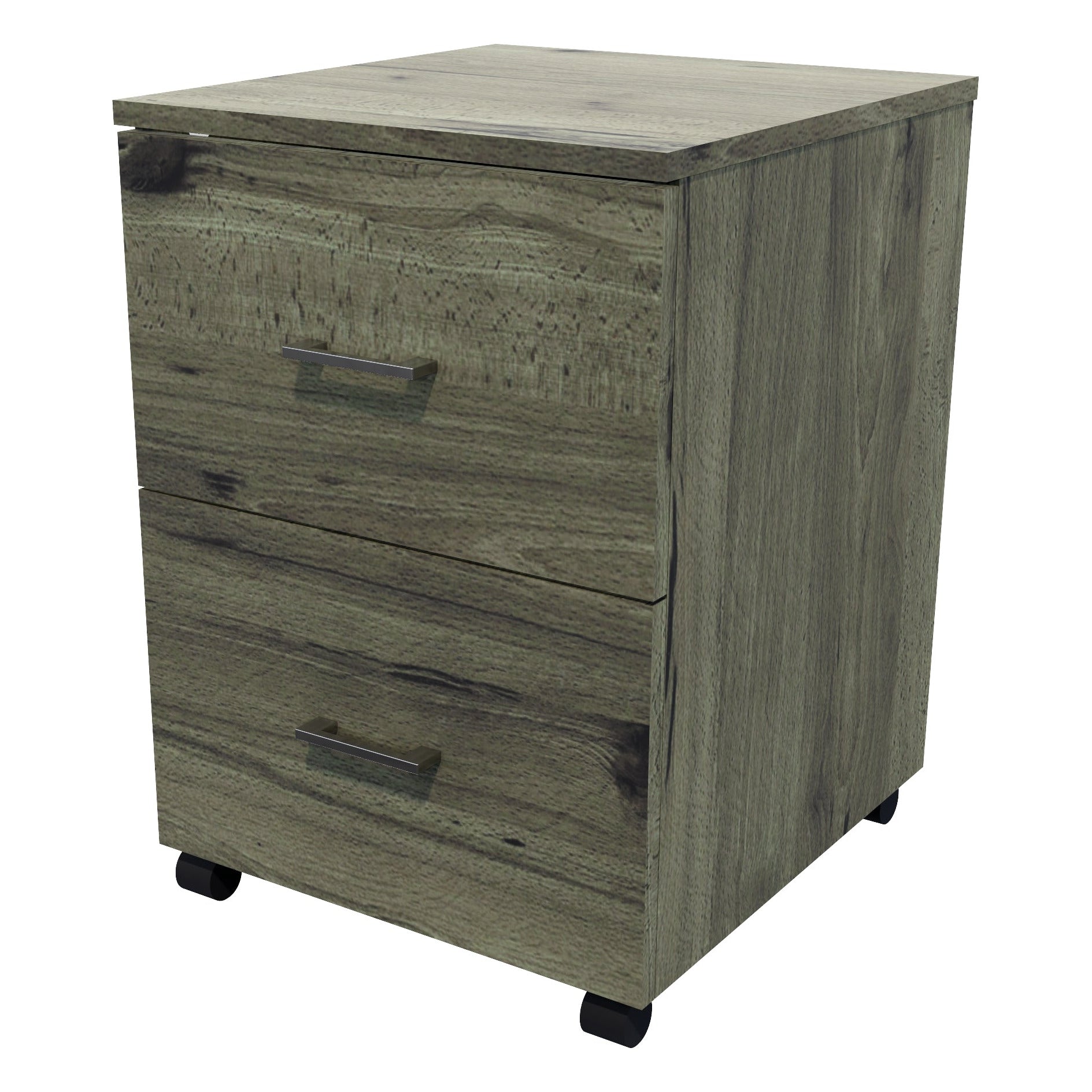 2 File Mobile Drawer Locking Coronet Beech