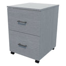 2 File Mobile Drawer Locking New Graphite