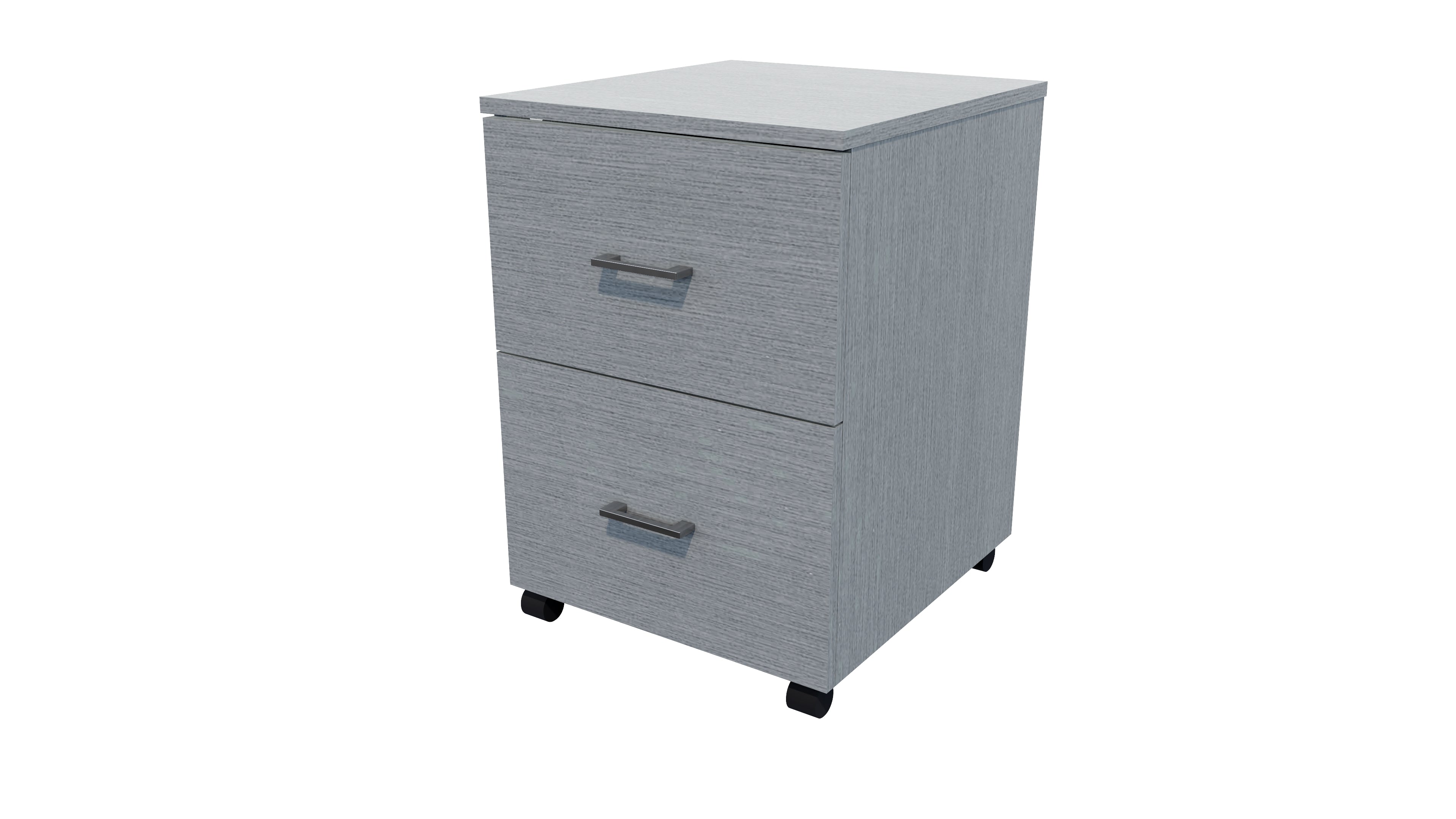 2 File Mobile Drawer Locking New Graphite
