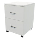 2 File Mobile Drawer Locking Seal Grey