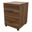 2 File Mobile Drawer Locking Tasman Elm