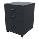 1 File 2 Drawers Mobile Drawer Standard Carbon