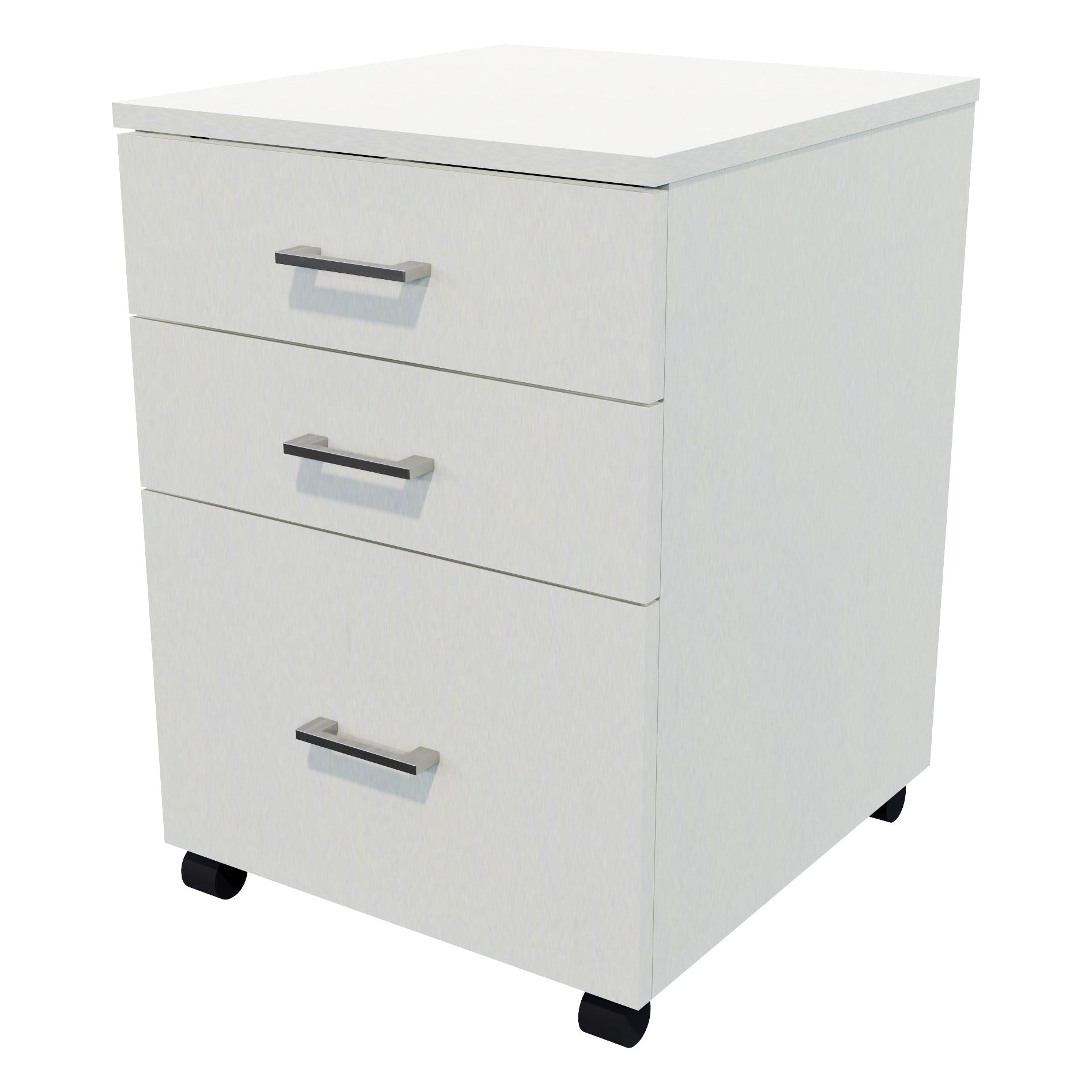 1 File 2 Drawers Mobile Drawer Standard Seal Grey