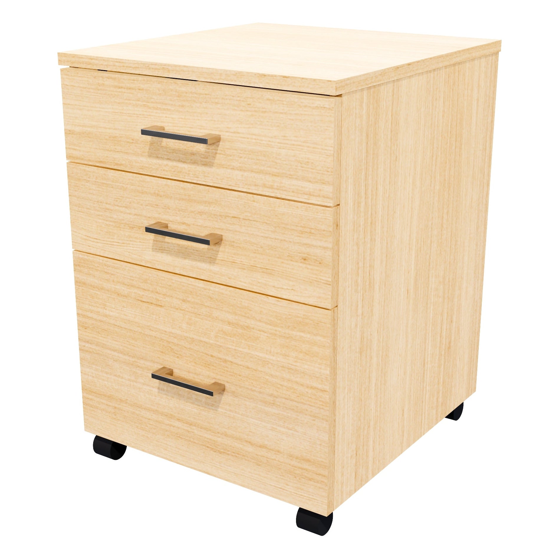 1 File 2 Drawers Mobile Drawer Standard Sublime Teak
