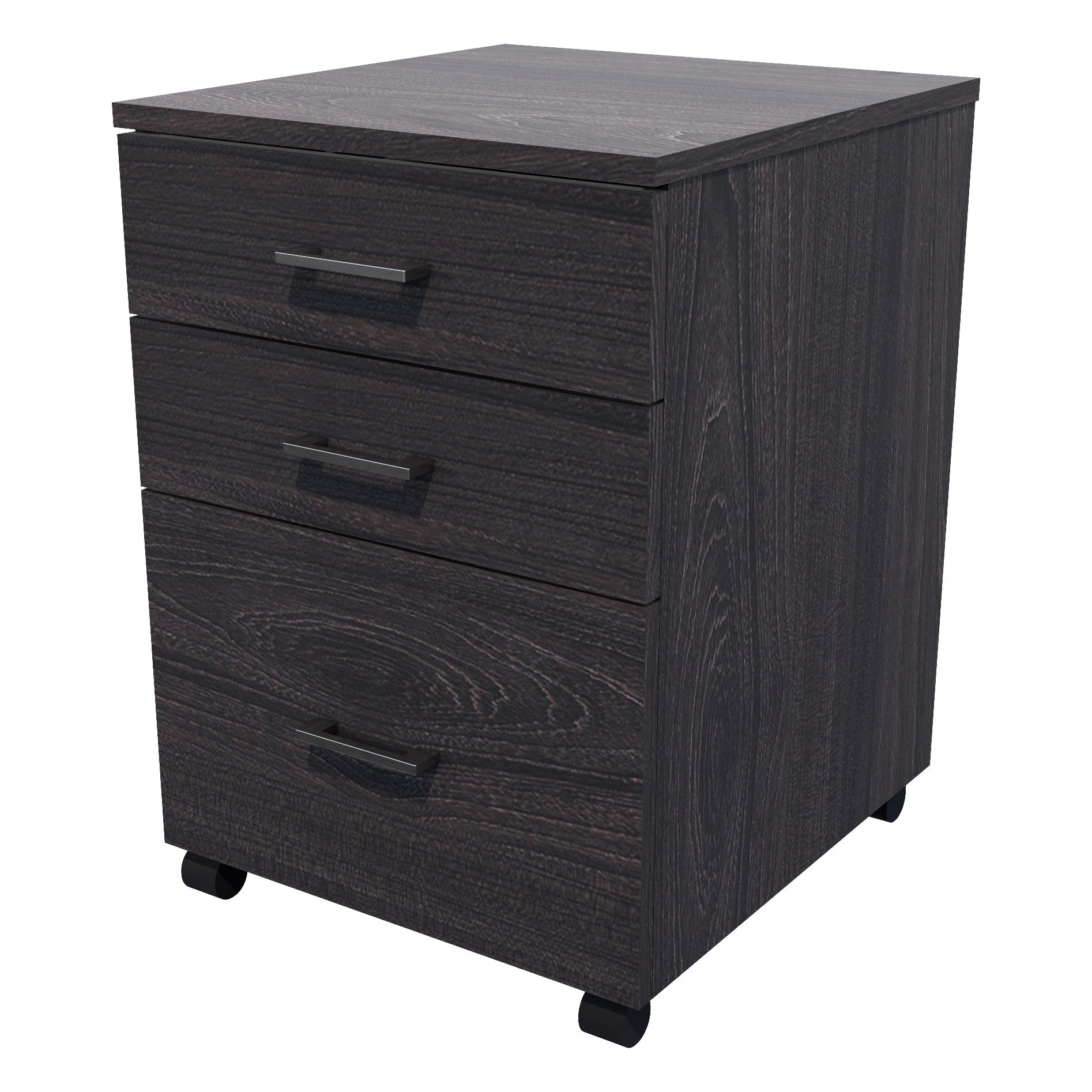 1 File 2 Drawers Mobile Drawer Locking Fiordland Elm