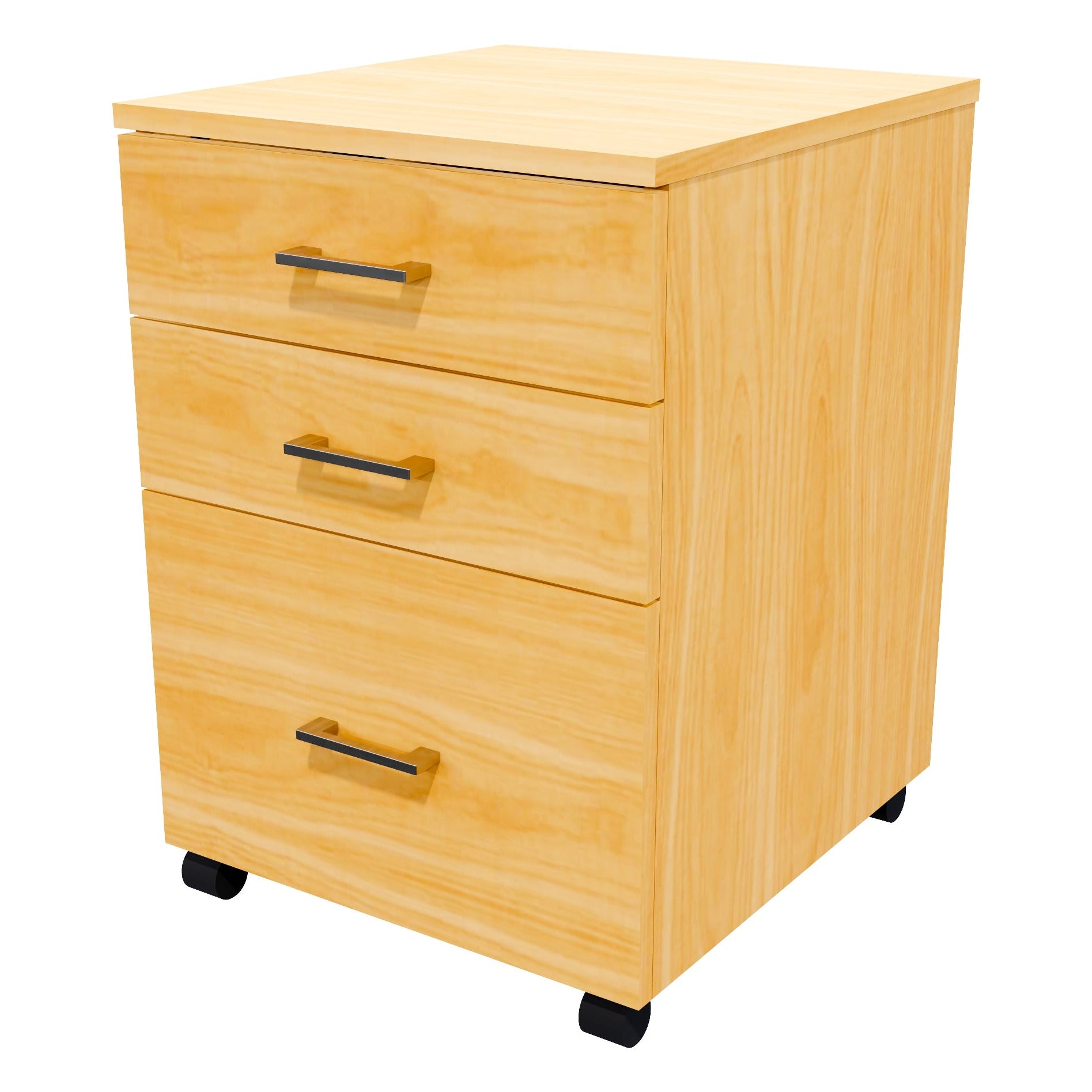 1 File 2 Drawers Mobile Drawer Locking NZ Tawa