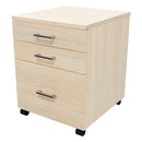 Mirage 1 File 2 Drawers Mobile Drawer Standard Seasoned Oak