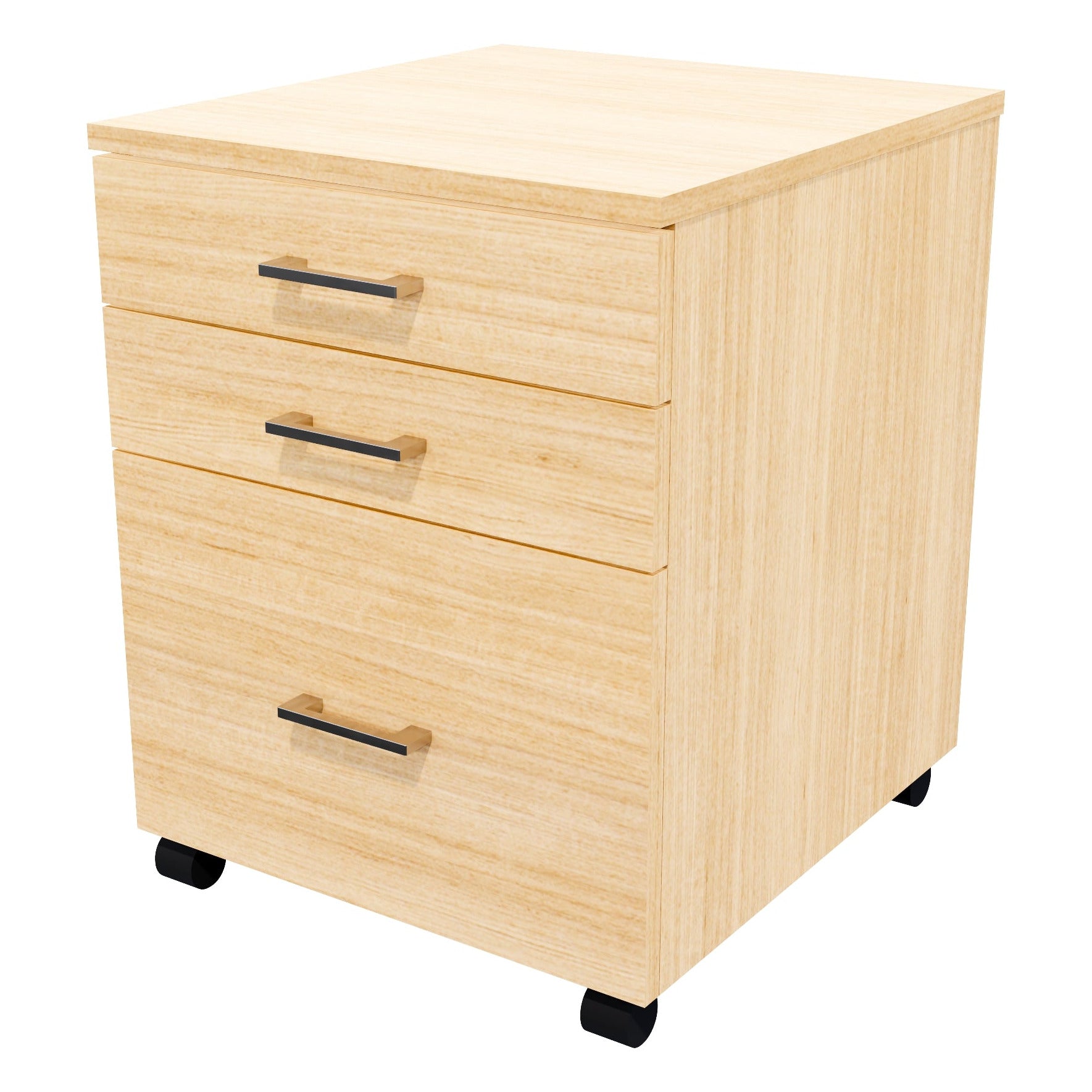 Mirage 1 File 2 Drawers Mobile Drawer Standard Sublime Teak