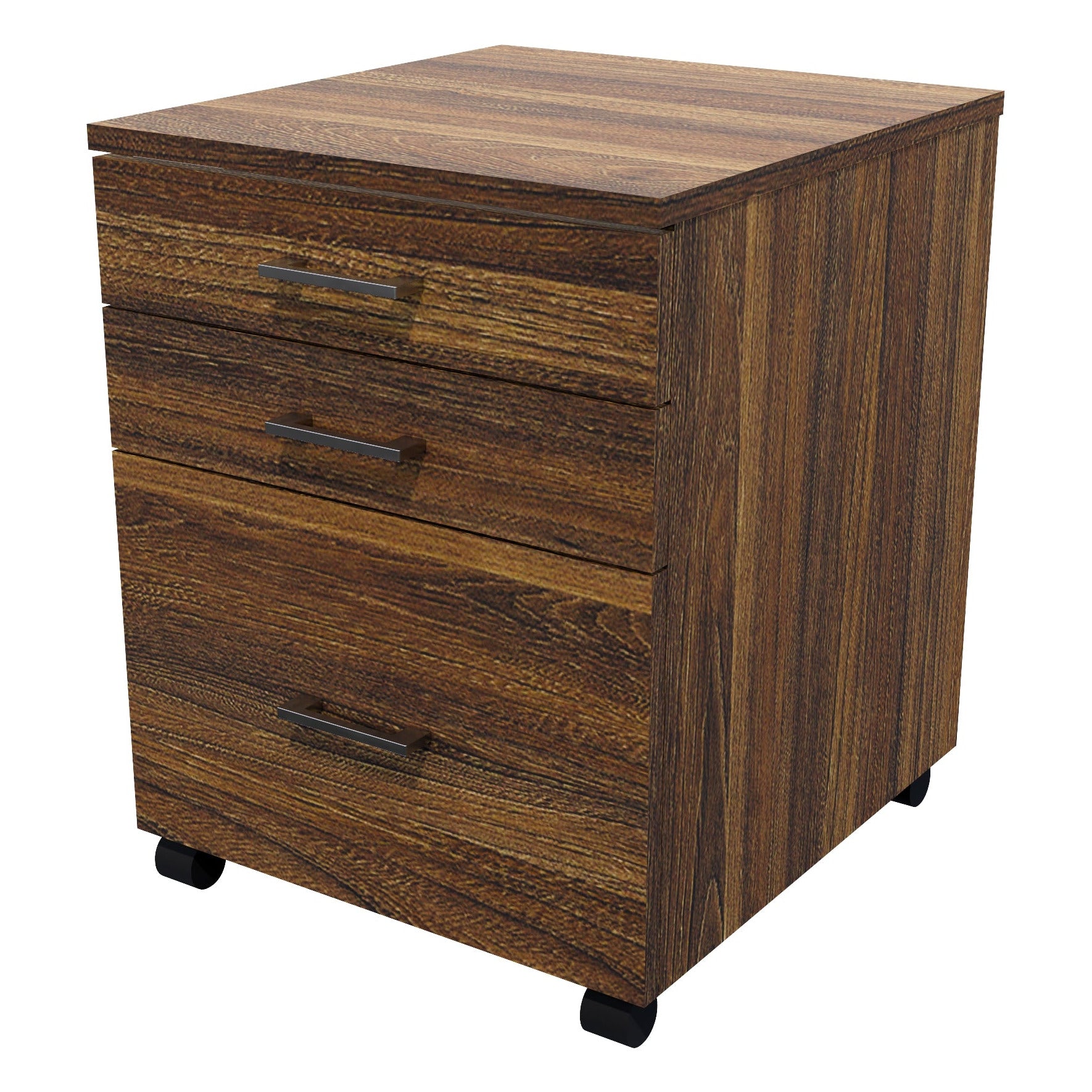 Mirage 1 File 2 Drawers Mobile Drawer Standard Tasman Elm