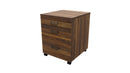 Mirage 1 File 2 Drawers Mobile Drawer Standard Tasman Elm