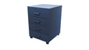 4 Drawers Mobile Drawer Standard Char Blue