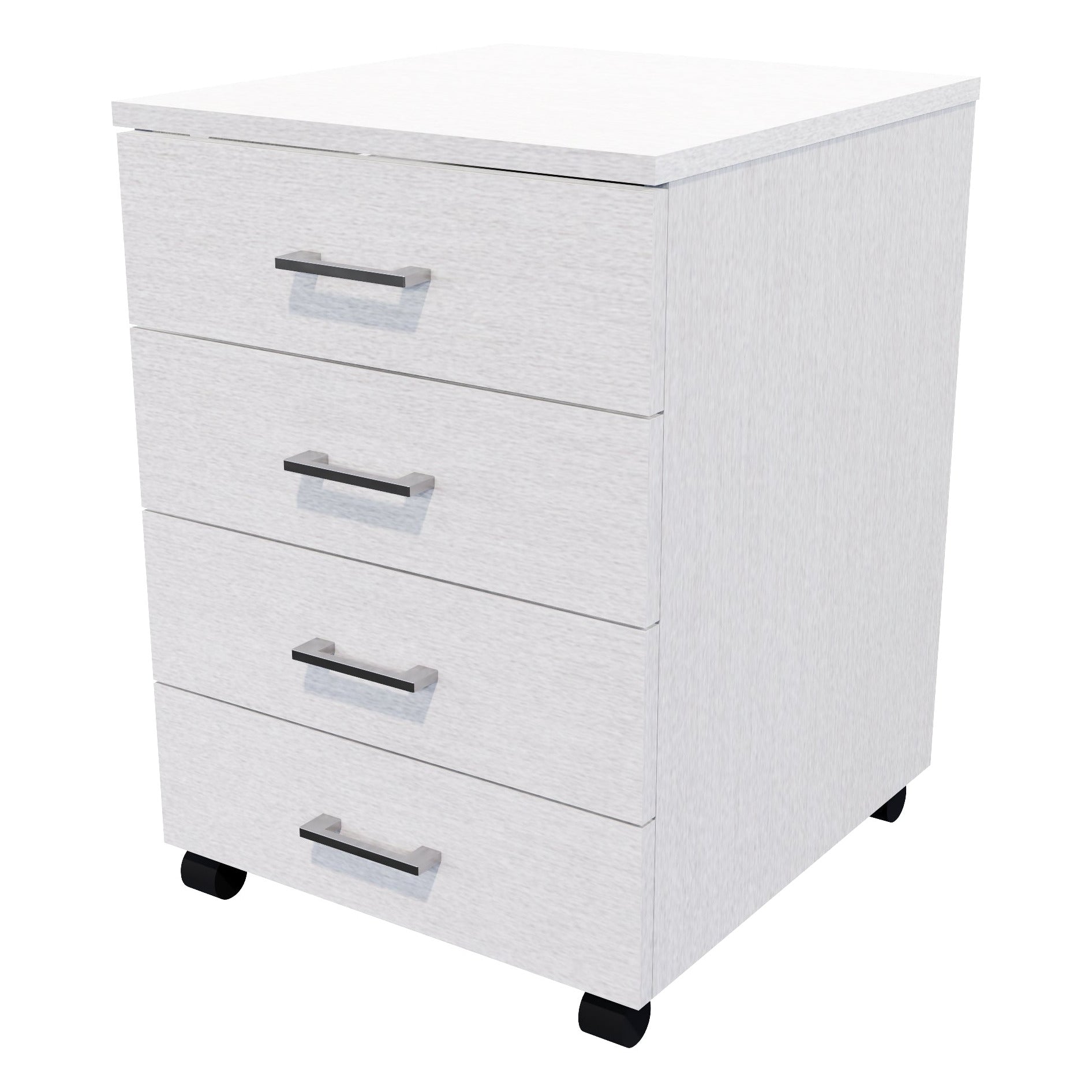 4 Drawers Mobile Drawer Standard Silver Haze