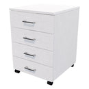 4 Drawers Mobile Drawer Standard Silver Haze