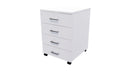 4 Drawers Mobile Drawer Standard Silver Strata