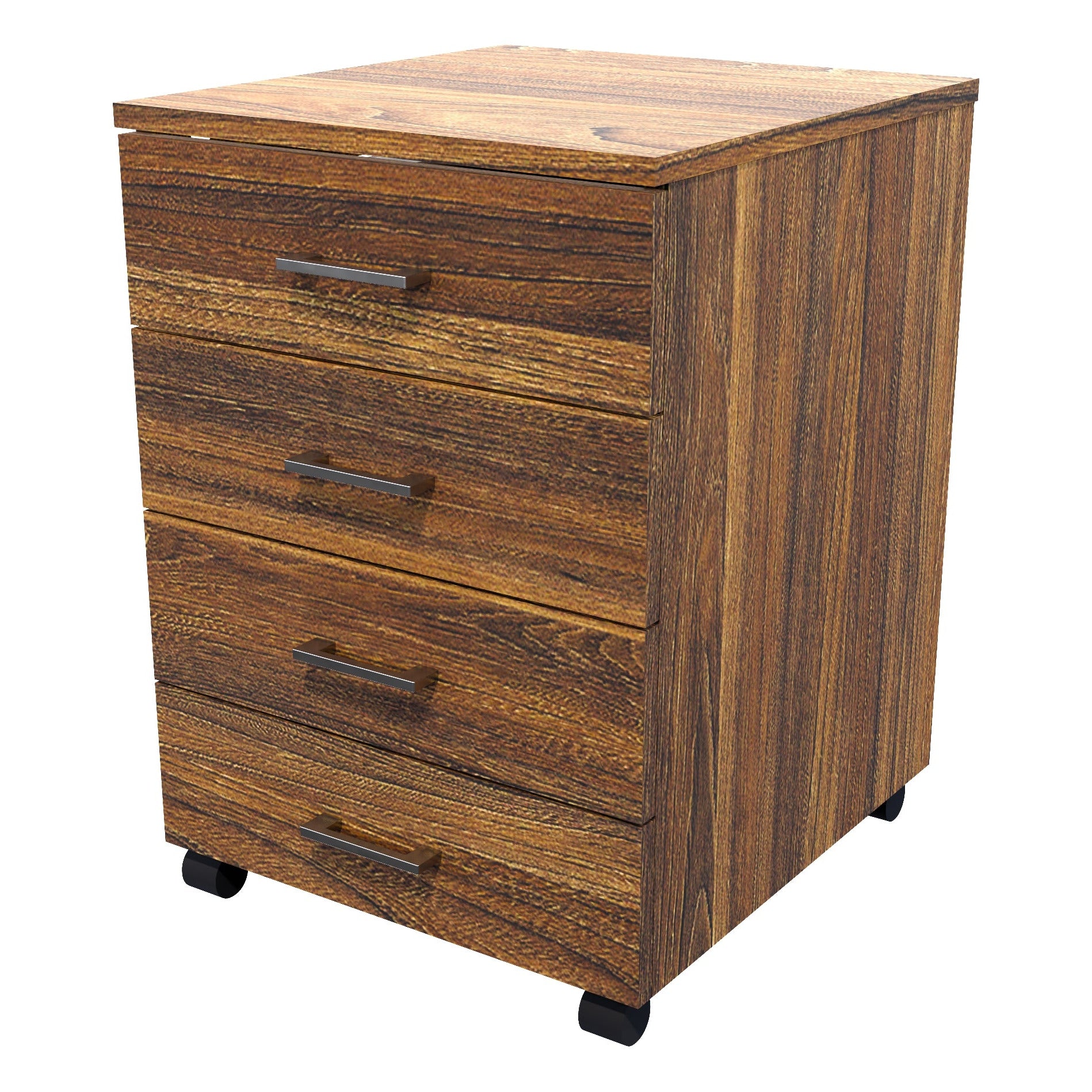 4 Drawers Mobile Drawer Standard Tasman Elm
