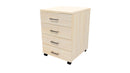 4 Drawers Mobile Drawer Locking Seasoned Oak