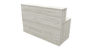 Nelson Reception Desk 1700x700x1125 Coastal Elm