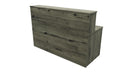 Nelson Reception Desk 1500x700x1125 Coronet Beech