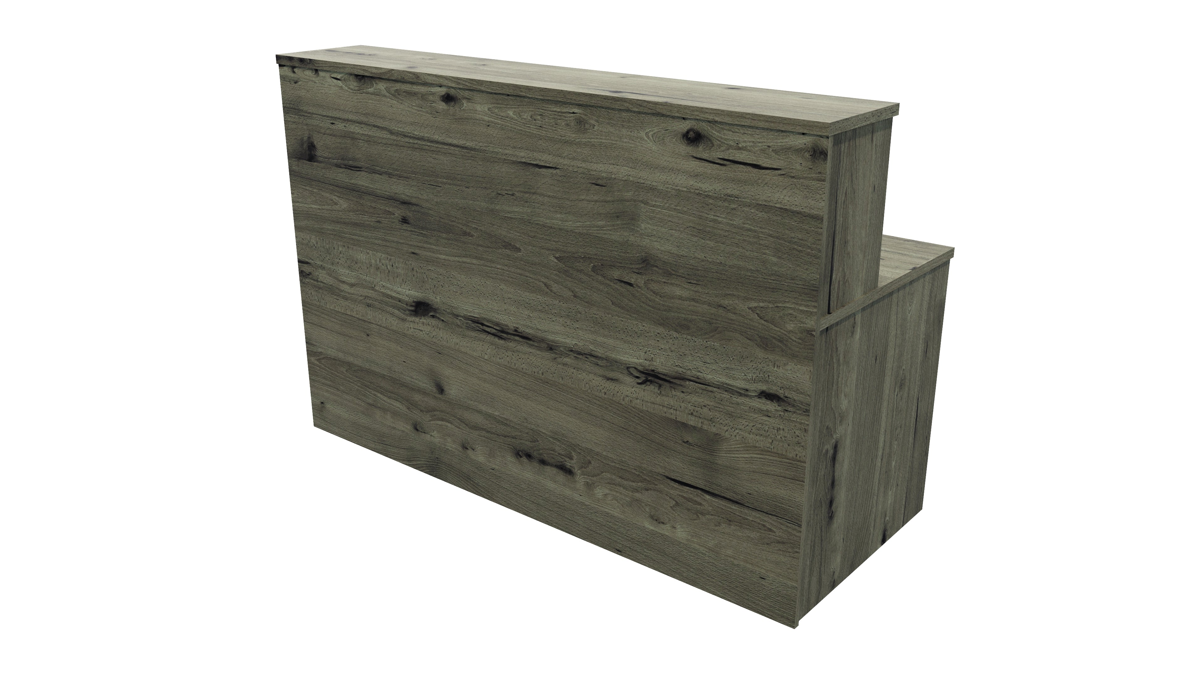 Nelson Reception Desk 1200x700x1125 Coronet Beech