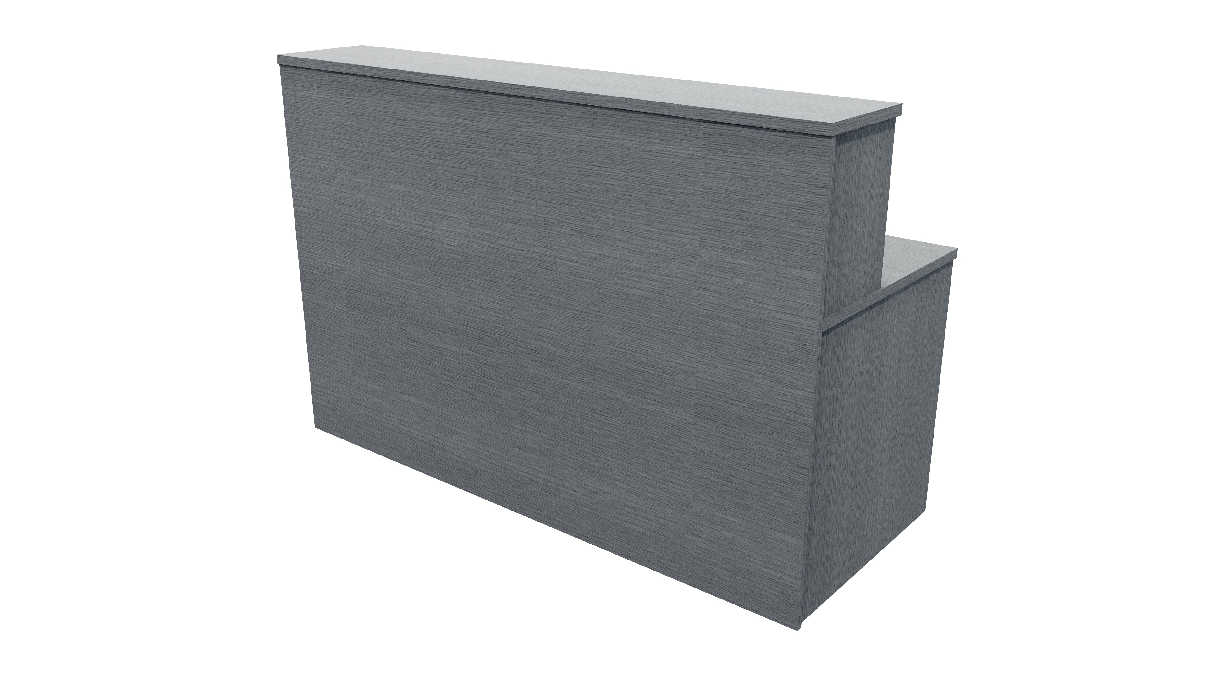 Nelson Reception Desk 1500x700x1125 New Graphite