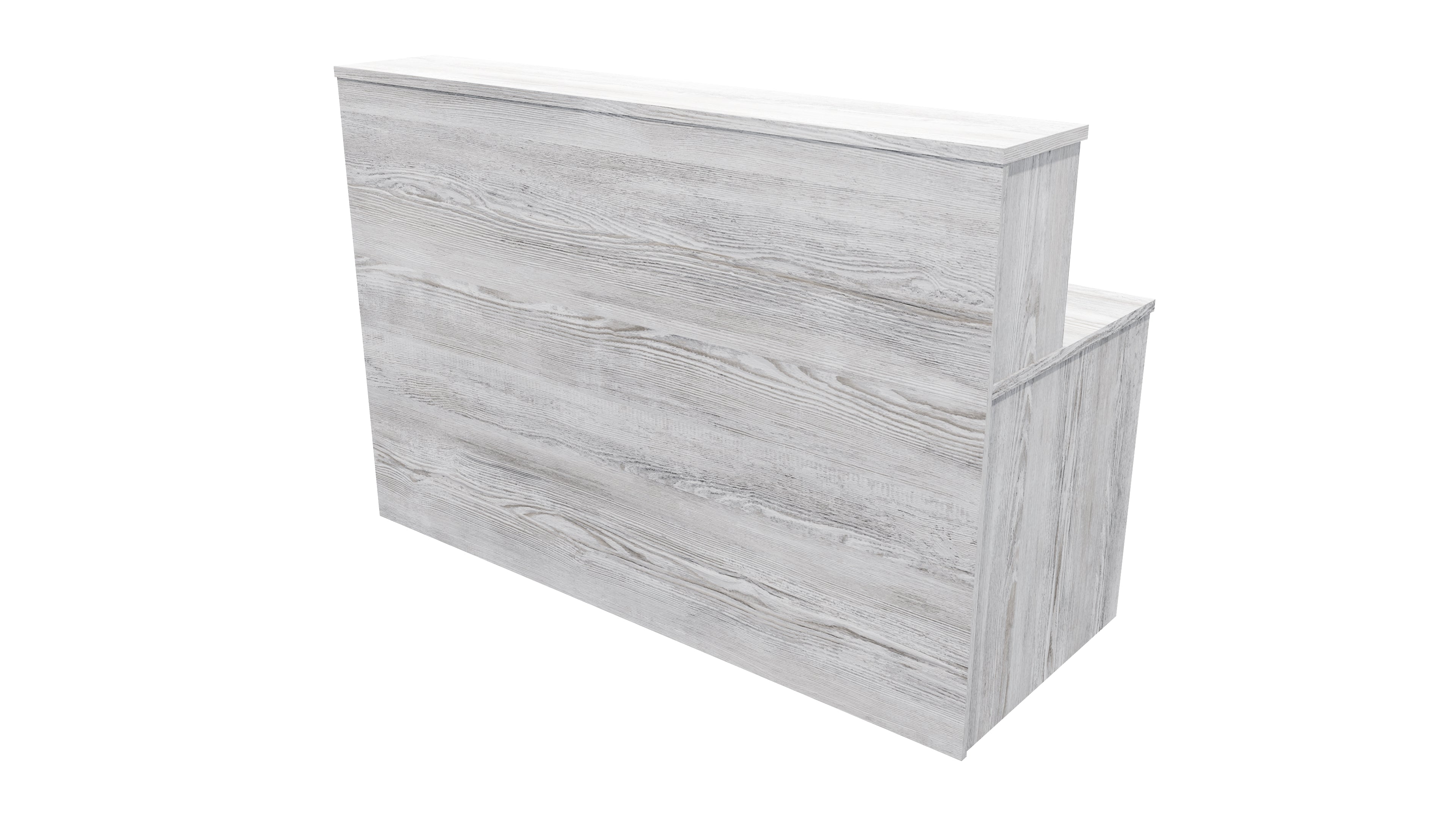 Nelson Reception Desk 1200x700x1125 Nordic Pine