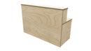 Nelson Reception Desk 1700x700x1125 Premium Ply