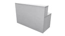 Nelson Reception Desk 1700x700x1125 Silver Haze