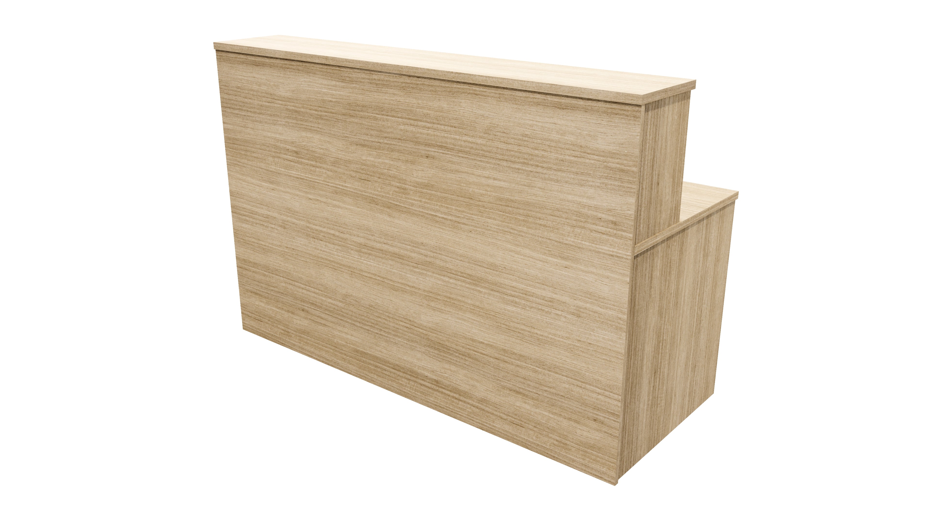 Nelson Reception Desk 1700x700x1125 Sublime Teak
