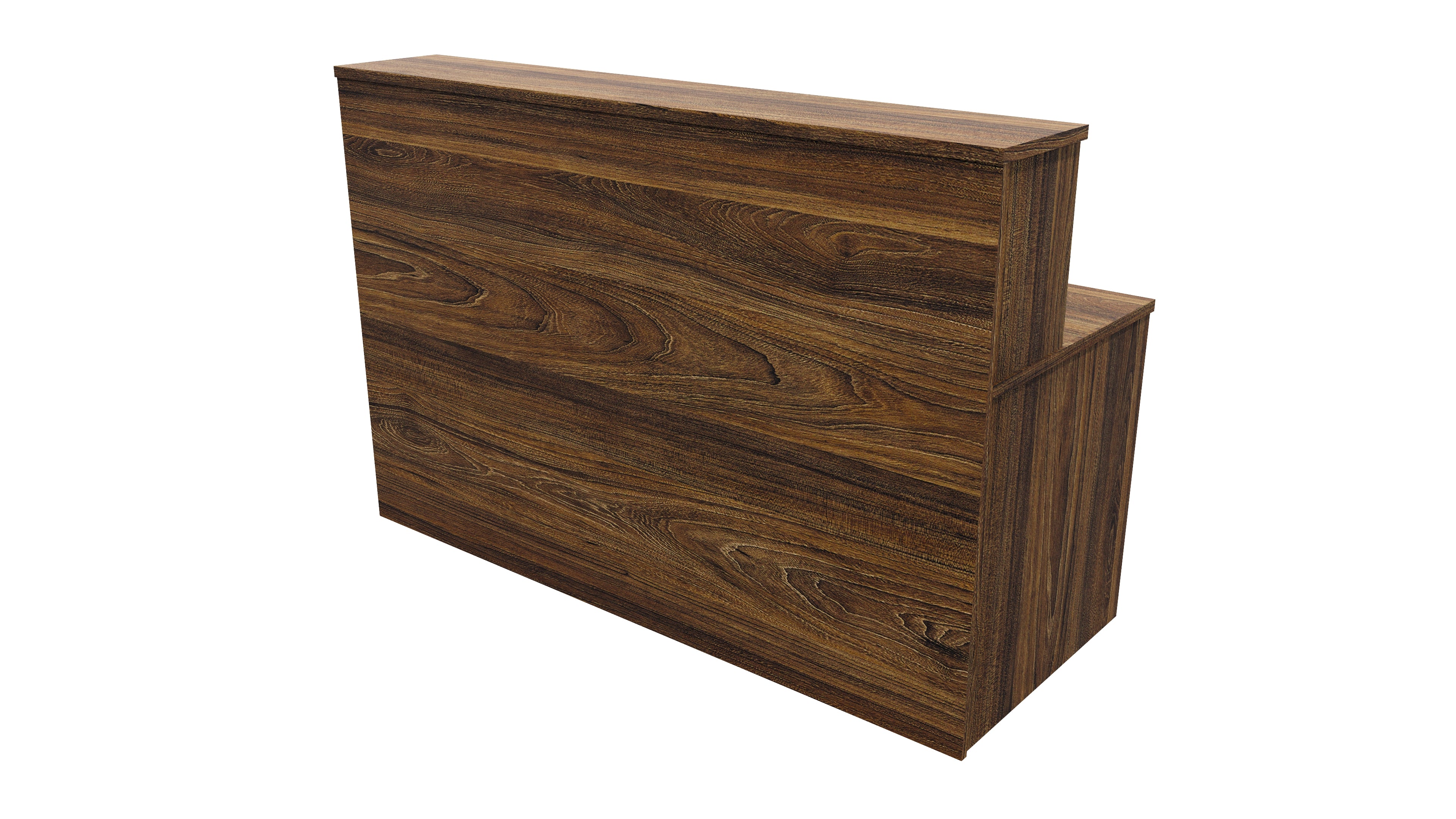 Nelson Reception Desk 1500x700x1125 Tasman Elm