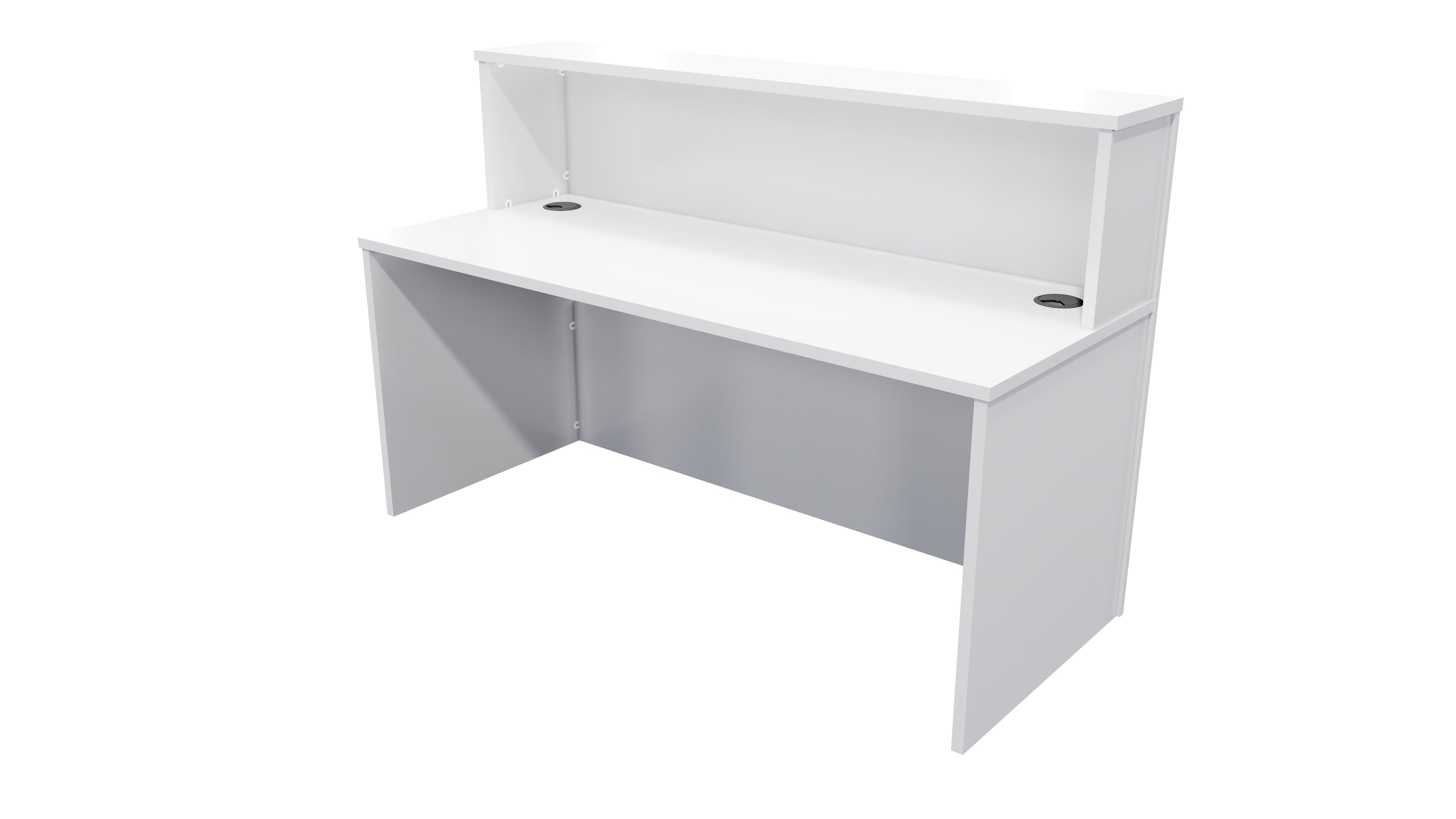 Nelson Reception Desk 1700x700x1125 White