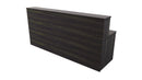 Nelson Reception Desk 2400x700x1125 Dark Oak